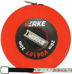 Taśma miernicza 20m fiberglass Verke V06107
