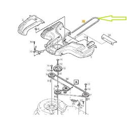 Pasek 125/4 2WD STIGA 1134-9103-01