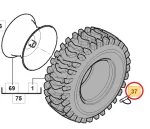 Zawleczka SWS800 Stiga 118820379/0