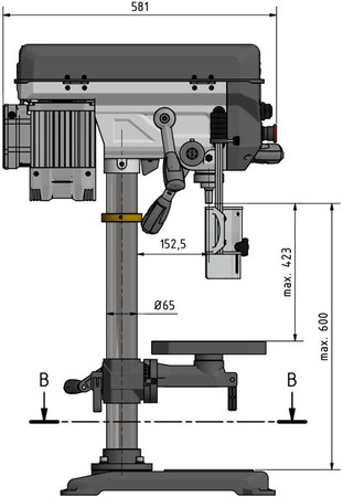 Wiertarka stojąca Optidrill DQ 20V Optimum 3191080 + zestaw bitów i wierteł