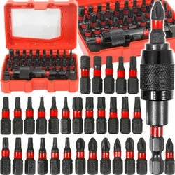 Bity Udarowe Końcówki Zestaw Hex Torx + Uchwyt 32szt Verke V39204