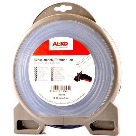 Żyłka tnąca do kosy / podkaszarki kwadratowa 4.0 mm 25 mm AL-KO 113504