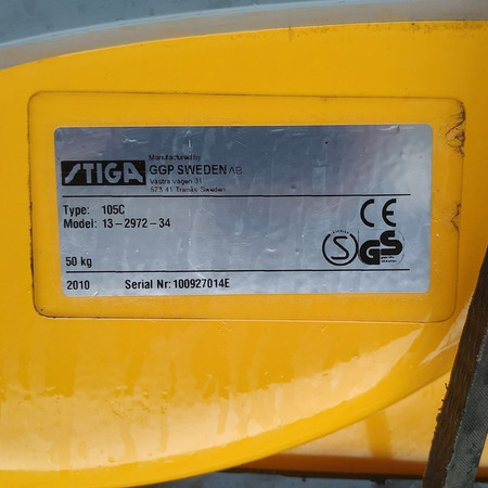 Agregat Park 105 EL Combi Stiga 13297234 2D6210521/S16