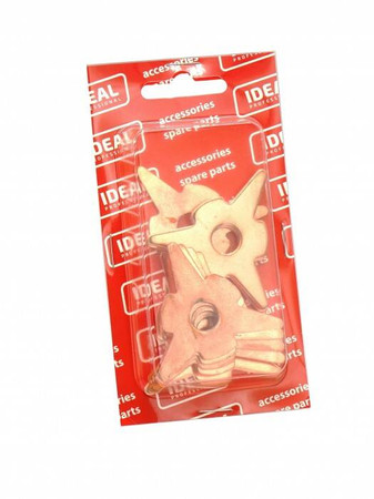 Podkładka trójkątna do zgrzewarki 10SZT. Miedziowana Ideal 107934/10