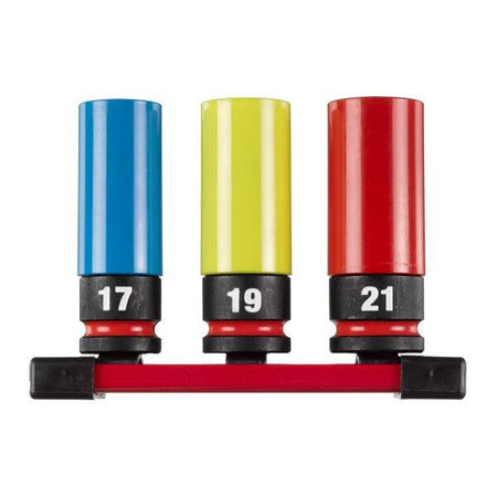 Zestaw nasadek do kół 1/2" 3szt Milwaukee 4932493370