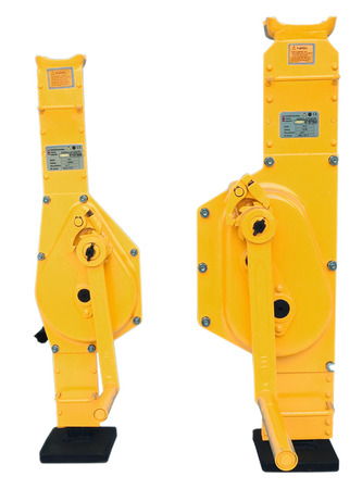 Podnośnik korbowy kolejowy zębatkowy 3000kg 3t Viber-System PK3