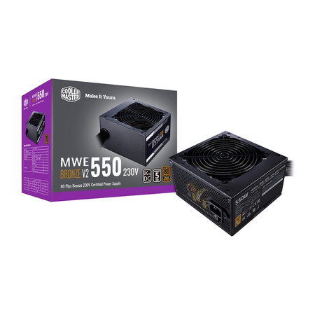 Zasilacz Cooler Master MWE BRONZE V2 230V 550W