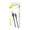 Kabel Lightning USB Baseus Cafule 1,5A 2m (szaro-czarny)