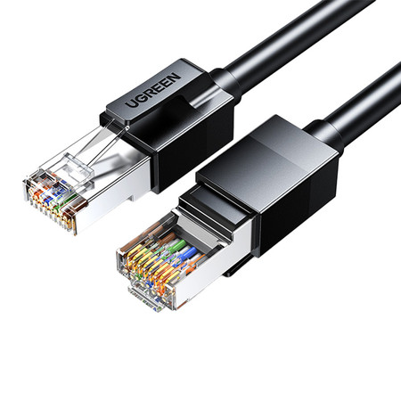 Kabel Ethernet Ugreen NW316, Cat6 F/UTP, 1,5m (czarny)