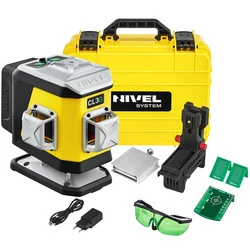 Laser krzyżowy (zielony) 3x360 Nivel System CL3G