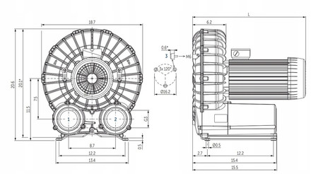 Pompa próżniowa łopatkowa bezolejowa Becker SV 500/1