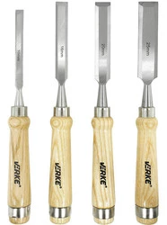 Dłuta do drewna CRV zestaw 10-25mm Verke V05078