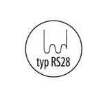 Zszywki do plastiku typ RS28 0,8mm 100 sztuk Dedra DED75273