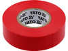 Taśma izolacyjna czerwona 19mm*20m Yato YT8166