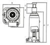 PODNOŚNIK HYDRAULICZNY STEMPLOWY HSWH 30 UNICRAFT 6200003