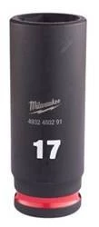 NASADKA UDAROWA 3/8" 17MM DŁUGA MILWAUKEE 4932480291