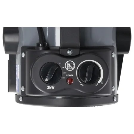 Nagrzewnica elektryczna PTC 2,0kW okrągła czarna Dedra DED9930C2