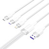 Kabel USB 2.0 A do 3w1 6A Vention CTRWG 1.5M (biały)