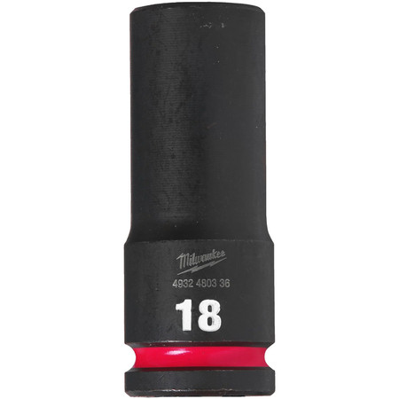 Nasadka Udarowa Długa 1/2'' 18mm Milwaukee 4932480336