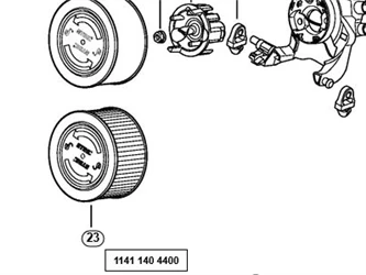 STIHL FILTR POWIETRZA HD2 1141-140-4400