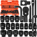 Klucze nasadowe udarowe 3/4" 6PT 17-65mm Verke V39473