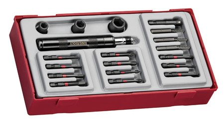 19-elementowy zestaw wkrętaka udarowego Teng Tools TTID19 277820106