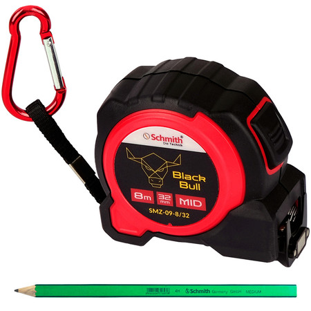 Miara Zwijana BLACK BULL 8m 32mm Autoblokada SCHMITH SMZ-09-8/32