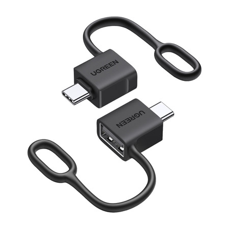 Adapter USB-C do USB-A Ugreen LS503, 2 sztuki (biały)