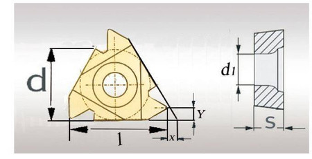 Nóż tokarski HM 08IR A60 Optimum 3441725
