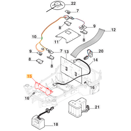 Płytka cewki do robota koszącego Stiga 122720214/1