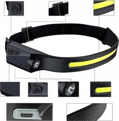 Latarka Czołowa Akumulatorowa Verke V87504