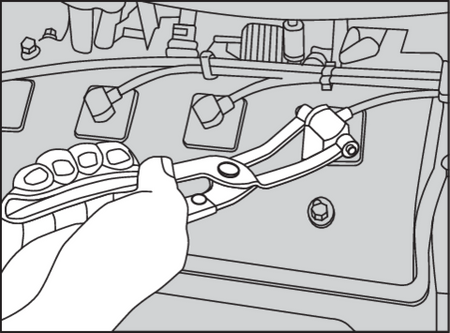 Szczypce do opasek i przewodów gumowych 2 szt. Yato YT0645