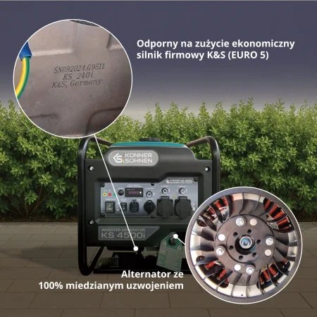 Agregat inwertorowy 4,5kW 230V Konner-Sohnen KS 4500i