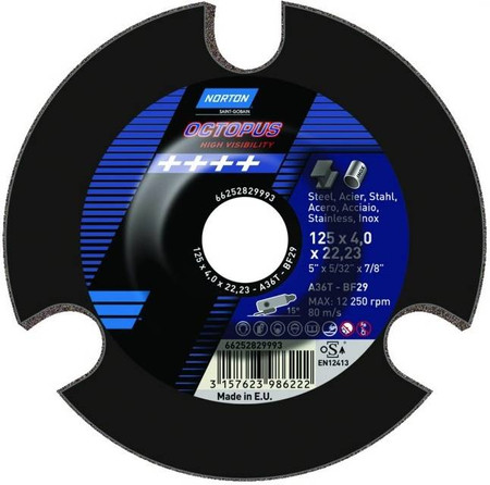 TARCZA T29 115x4x22,23 P36 OCTOPUS NORTON 66252829991