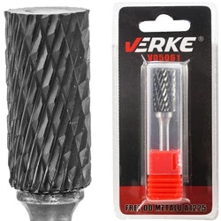 Frez trzpieniowy 6mm do metalu 12x25mm palcowy A1225 Verke V05061