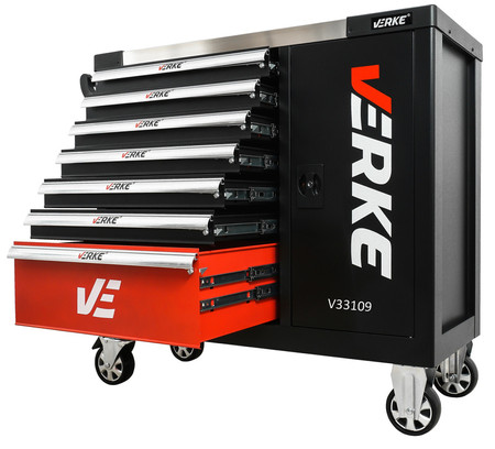 Szafka narzędziowa EVA 306 Elementów Verke V33109 + Lampa GRATIS