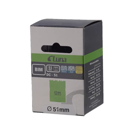Otwornica bimetalowa 168 mm DC-51 Luna 24356-5504