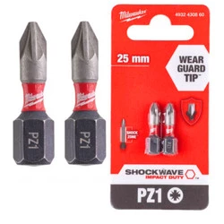 Bity udarowe PZ1 25mm 2szt Milwaukee 4932430860