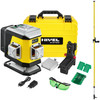Laser krzyżowy (zielony) 3x360 Nivel System CL3G + tyczka zestaw
