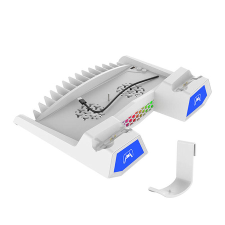 Wielofunkcyjna podstawka do konsoli PS5/PS5 Slim iPega PG-P5S023 (biała)