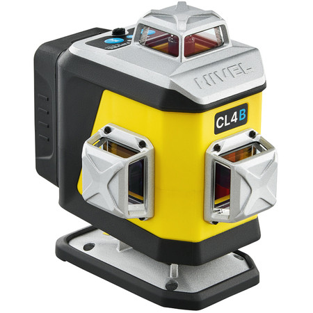 Laser krzyżowy (niebieski) 4x360 Nivel System CL4B + tyczka zestaw