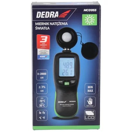 Miernik natężenia światła Dedra MC0955