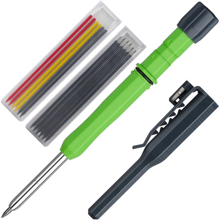 Ołówek budowlany LSP 2.8 + 12 wkładów zestaw Luna 266000116