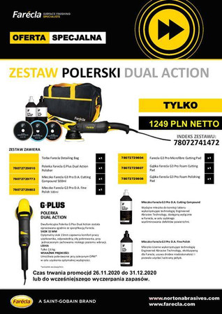 Zestaw Polerski Farecla G3 Pro Norton 78072741472