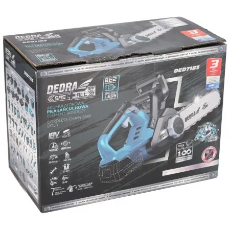 Piła łańcuchowa akumulatorowa Dedra SAS+ALL DED7183