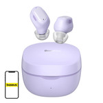 Słuchawki bezprzewodowe Baseus Bowie WM01 (fioletowe)