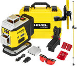 Multilaser (czerwony) 4x360 Nivel System CL4R + tyczka rozporowa