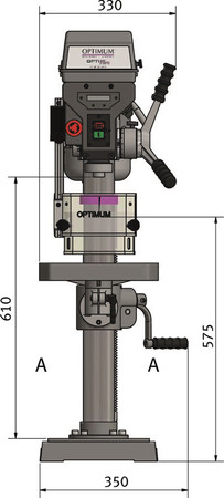 Wiertarka stołowa OPTIdrill D23PRO Optimum 3003020 + zestaw bitów i wierteł