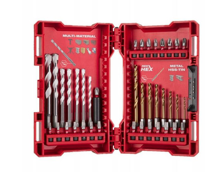 Zestaw Perfect Match wiertła i bity okulary Milwaukee 4932492657