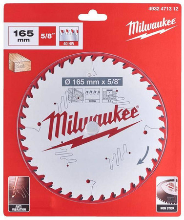 TARCZA PILARSKA 165x15,87mm MILWAKUEE 4932471312